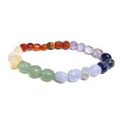 7 Chakras - Bracelet pierre roulée