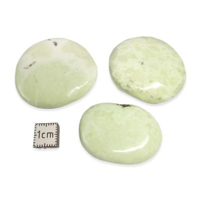 Chrysoprase citron - pierres plates