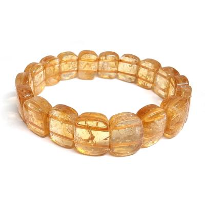 Citrine - Bracelet plaquette