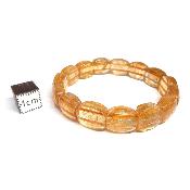 Citrine - Bracelet plaquette