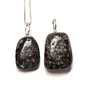 Seraphinite - Pendentif pierre roulée