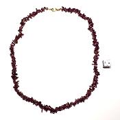 Grenat Rouge - Collier Baroque