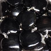 Onyx - pendentif coeur