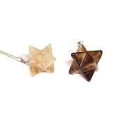 Citrine - Pendentif Merkaba