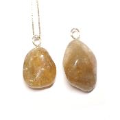 Citrine du Congo - Pendentif pierre roulée