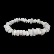 Howlite - Bracelet Baroque épais