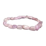 Kunzite - Bracelet mini pierre roulée