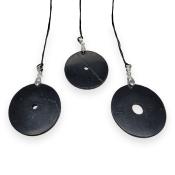 Shungite - Pendentif grand cercle