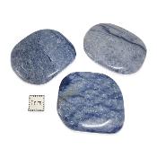 Aventurine bleue - pierres plates