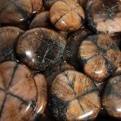 Chiastolite - mini pierre plate