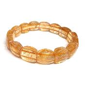 Citrine - Bracelet plaquette