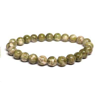Epidote - Bracelets Boules (Lot de 5 pièces)