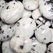 Pierre de Lune Bleutée- galet (Lot de 25 pièces ENVIRON)  