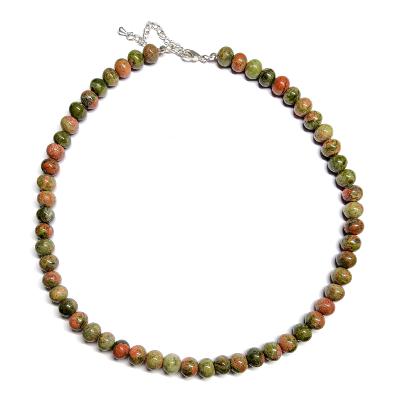 Unakite - Collier Boule