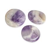 Améthyste à chevrons - mini pierre plate