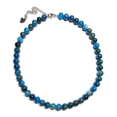 Apatite Bleue - Collier Boule