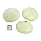 Chrysoprase citron - pierres plates