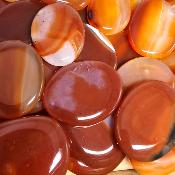 Cornaline - mini pierre plate