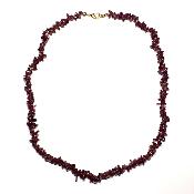 Grenat Rouge - Collier Baroque