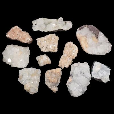 Zéolite - pierre brute n°07 (Lot de 11 pièces)