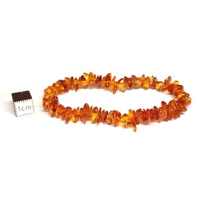 Ambre de la Baltique Cognac - Bracelet Baroque