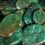 Fuchsite verte - pierres plates