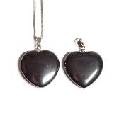 Hématite - Pendentif mini Coeur