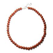 Jaspe Rouge - Collier Boule