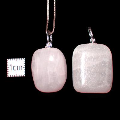 Manganocalcite - Pendentif pierre roulée