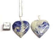 Sodalite - Pendentif Coeur