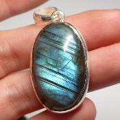 Labradorite Pendentifs Argent (Lot de 3 pièces) 15753