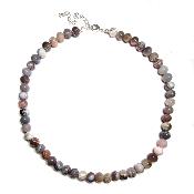 Agate Botswana - Collier Boule