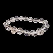 Cristal de Roche - Bracelet pierre roulée