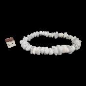 Howlite - Bracelets Baroques épais (Lot de 10 pièces)