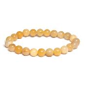 Jade Jaune - Bracelets Boules (Lot de 5 pièces)