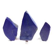 Lapis Lazuli - Forme libre n°05 ( Lot de 3 pièces )
