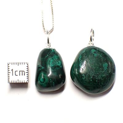 Malachite - Pendentif pierre roulée