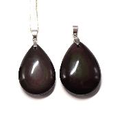 Obsidienne Oeil Celeste - Pendentif Goutte