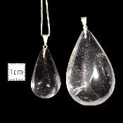 Cristal de Roche - Pendentif goutte 2