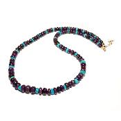 Sugilite "4" collier avec turquoise