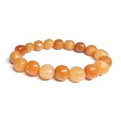 Aventurine Orange - Bracelet pierre roulée