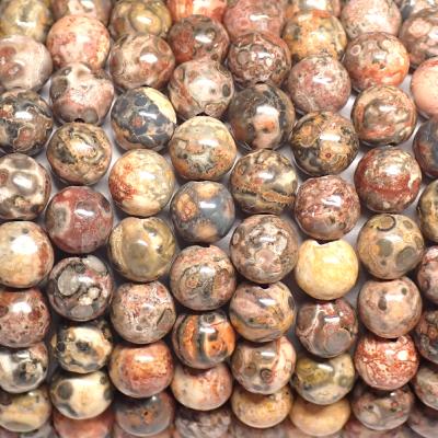 Jaspe Léopard - Bracelets Boules (Lot de 5 pièces)