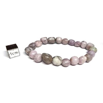 Lepidolite - Bracelet pierre roulée