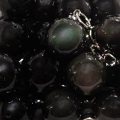 Obsidienne Oeil Celeste - Pendentif Boule