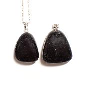 Obsidienne Noire - Pendentif pierre roulée