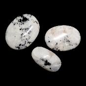 Pierre de Lune Bleutée- galet (Lot de 25 pièces ENVIRON)  