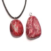 Thulite - Pendentif pierre roulée