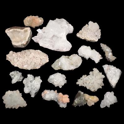 Zéolite - pierre brute n°06 (Lot de 17 pièces)