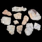 Zéolite - pierre brute n°07 (Lot de 11 pièces)