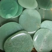 Aventurine verte - pierres plates